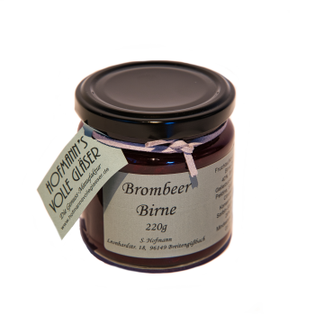 Brombeer Birne Fruchtaufstrich