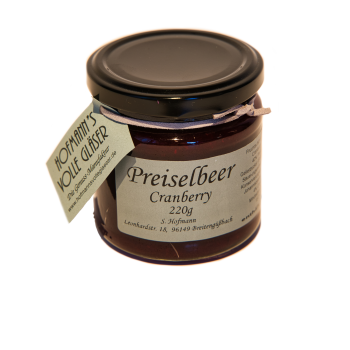 Preiselbeer Cranberry Fruchtaufstrich